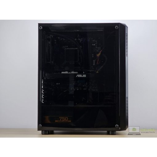 Intel I7-4770S, AMD Radeon RX580 8GB egyedi Gamer PC