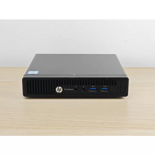 hasznalt Hp Prodesk 600  G3 Mini pc, i5-6500T, 8GB RAM, 128GB SSD, felújított, garaniával