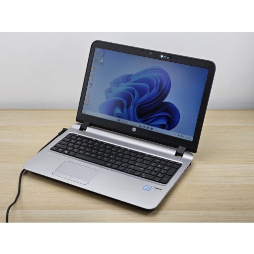Használt HP Probook 450 G3 laptop, I5-6200U, 8GB RAM, 256GB SSD, felújított, garanciával