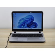 Használt HP Probook 450 G3 laptop, I5-6200U, 8GB RAM, 256GB SSD, felújított, garanciával