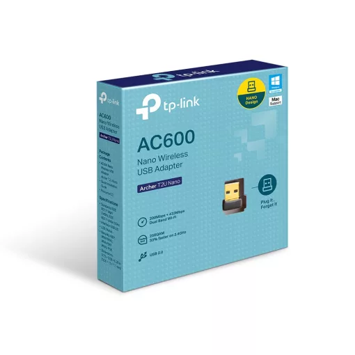 TP-LINK AC600 Nano, Vezeték Nélküli USB Adapter