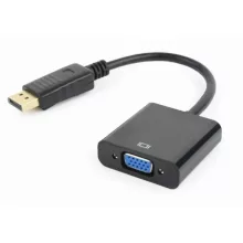Displayport male to VGA female adapter, 10cm