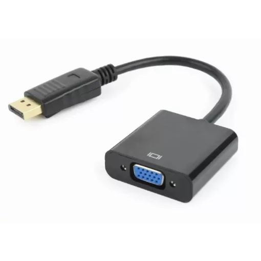 Displayport male to VGA female adapter, 10cm
