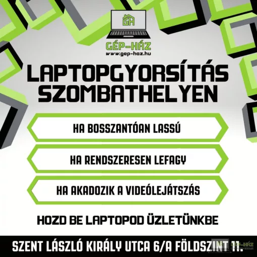 Laptopgyorsítás