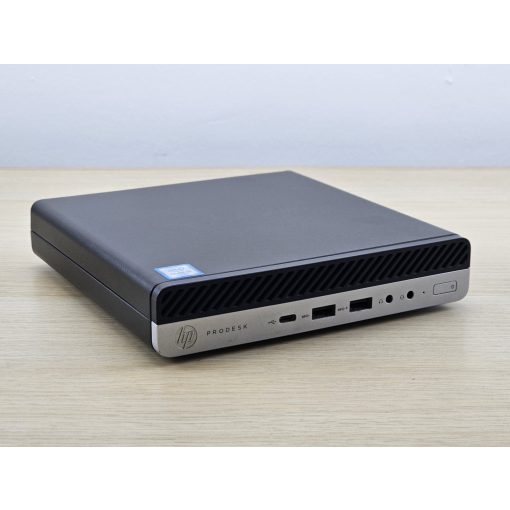 hasznalt Hp Prodesk 600  G3 Mini pc, i5-6500T, 16GB RAM, 256GB SSD, felújított, garaniával