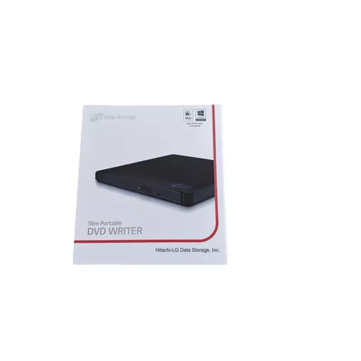 Slim, hordozható DVD író – Hitachi-LG Data Storage