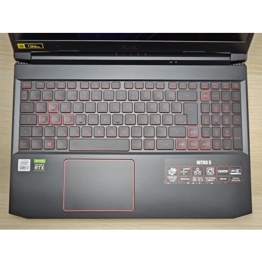 Acer Nitro 5 Gamer Laptop + Nvidia RTX 3050 Ti / i7-10750H / 16GB RAM / 512GB SSD Magyar billentyűzet