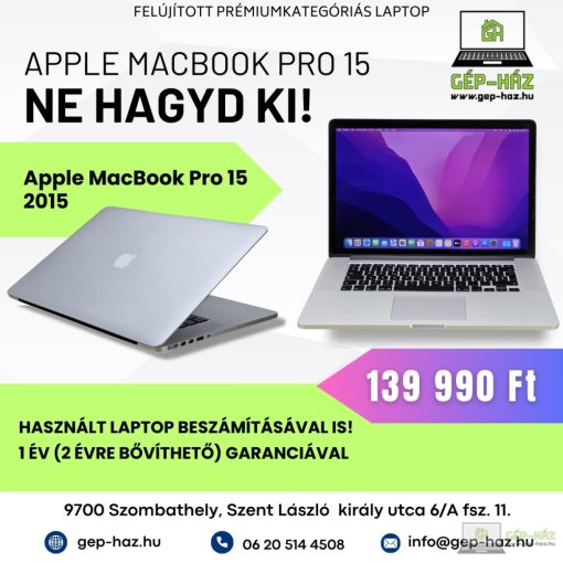 Apple MacBook Pro 15 2015 