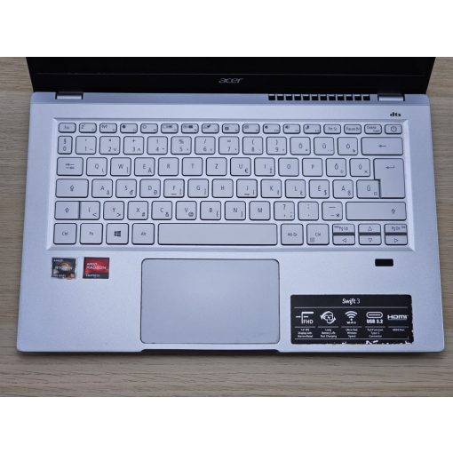 Acer Laptop Swift 3 / AMD Ryzen 5 / 16GB RAM / 512GB SSD / Magyar billentyűzet