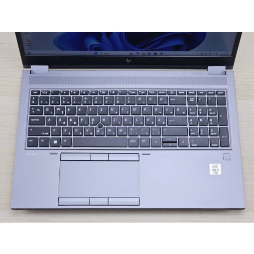 HP Zbook Fury 15 G7 Laptop + NVIDIA / i7-10850H / 32GB RAM / 512GB SSD / Magyar billentyűzet