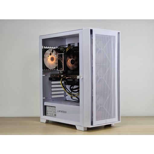 GAMER PC + AMD RADEON RX 6600 8GB / AMD Ryzen 5 5600 / 16GB