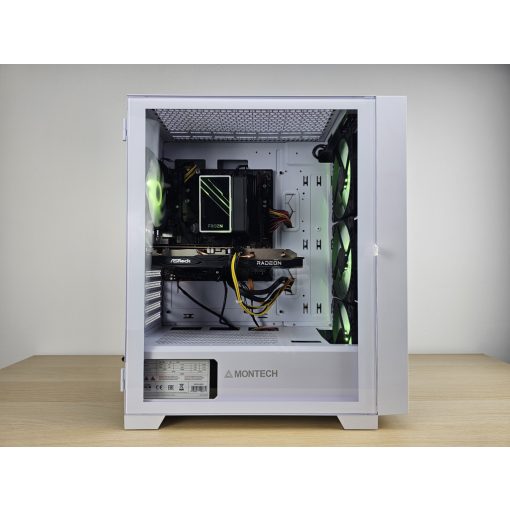 GAMER PC + AMD RADEON RX 6600 8GB / AMD Ryzen 5 5600 / 16GB RAM / 512GB SSD