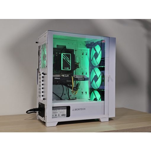 GAMER PC + AMD RADEON RX 6600 8GB / AMD Ryzen 5 5600 / 16GB RAM / 512GB SSD