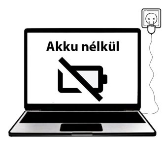 Akkumulátor nélküli laptopok