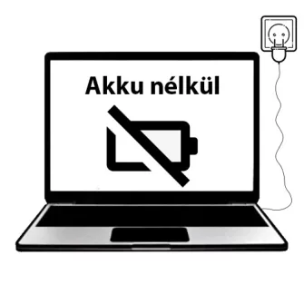 Akkumulátor nélküli laptopok