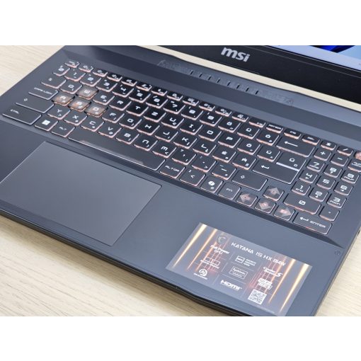 MSI KATANA 15 HX B14W Gamer + Nvidia / i7-14650HX / 16GB RAM / 1TB SSD / Magyar billentyűzet