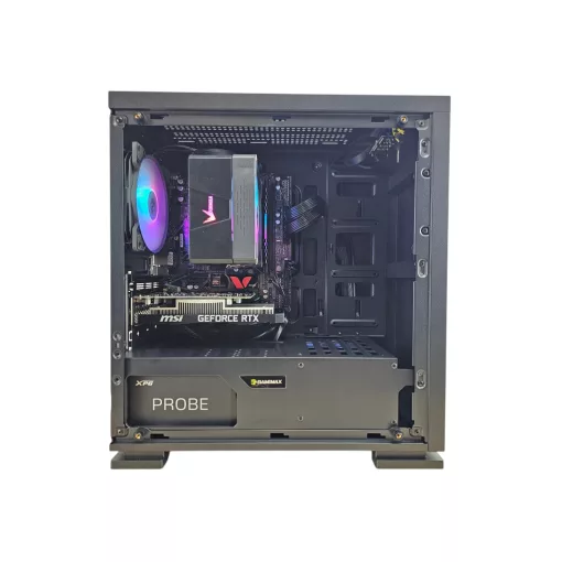 ÚJ GAMER PC Tower + NVIDIA RTX 3050 6GB / AMD RYZEN 5 / 16GB RAM / 256GB SSD + 500GB HDD