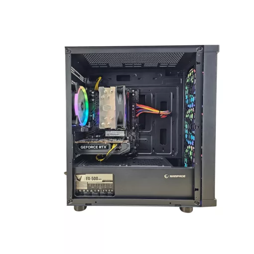 ÚJ GAMER PC Tower + NVIDIA RTX 5050 8GB / AMD RYZEN 7 / 16GB RAM / 256GB SSD + 500GB HDD