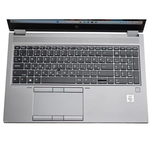 HP Zbook Fury 15 G7 Laptop + NVIDIA / i5-10400H / 32GB RAM / 512GB SSD / Magyar billentyűzet
