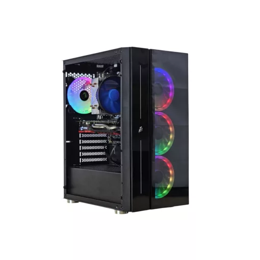 GAMER PC Tower + AMD RX 470 8GB / i3-10105F / 16GB RAM / 256GB SSD + 1TB HDD