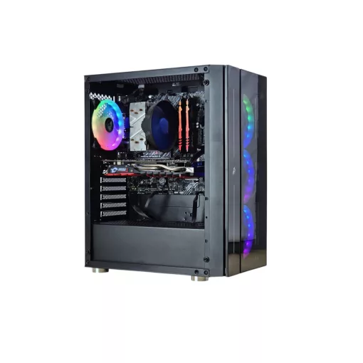 GAMER PC Tower + AMD RX 470 8GB / i3-10105F / 16GB RAM / 256GB SSD + 1TB HDD